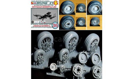 ’Bring It!’ 1/48.# 36. Набор колес к модели Fairchild-Republic A-10 Thunderbolt II, сборные модели авиации, ’ Bring It!’, scale48