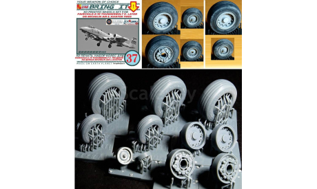 ’Bring It!’ 1/48.# 37. Набор колес к модели Fairchild-Republic A-10 Thunderbolt II, сборные модели авиации, ’ Bring It!’, scale48