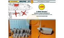 1/72. Смоляной набор  двигателей для C-130E/H ’Hercules’, от ’Bring it!’/’LMH’ #721, сборные модели авиации, scale72