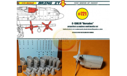 1/72. Смоляной набор  двигателей для C-130E/H ’Hercules’, от ’Bring it!’/’LMH’ #721