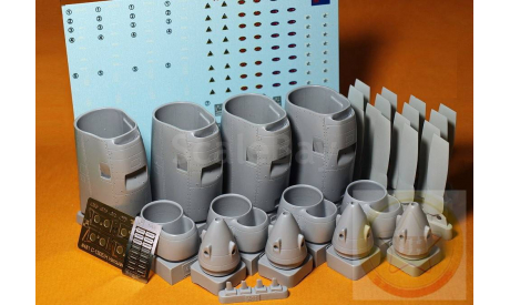 1/48. Смоляной набор двигателей C-130B/F ’Hercules’, от ’Bring it!’/’MLH’ #484, сборные модели авиации, scale48