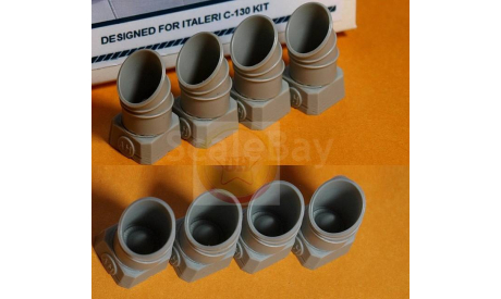 1/48. #501 законцовки выхлопных труб для С-130A/B/Е/Н от ’Bring it!’/’MLH’ #501, сборные модели авиации, scale48, Hercules