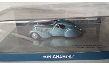 minichamps 1936 bugatti type 57sc Atlantic, масштабная модель, 1:43, 1/43