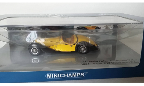 Модель VOISIN C27 GRAND SPORT 1934 1/43 MINICHAMPS, масштабная модель, 1:43