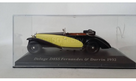 altaya Delage D8-SS Fernandez & Darrin, масштабная модель, 1:43, 1/43