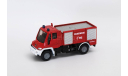 Unimog Feuerwehr, масштабная модель, Siku, scale87, Rosenbauer