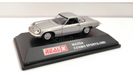 Mazda Cosmo Sport (L10B) серебро, масштабная модель, Real-X, 1:72, 1/72