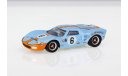 Ford JW-GT40  No. 6 1968, масштабная модель, Kyosho, 1:72, 1/72