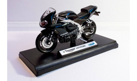 Triumph Daytona 955i, масштабная модель мотоцикла, Welly, 1:18, 1/18