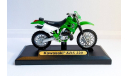 Kawasaki KDX 220, масштабная модель мотоцикла, Autotime Collection, 1:18, 1/18