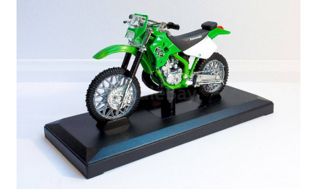 Kawasaki KDX 220, масштабная модель мотоцикла, Autotime Collection, 1:18, 1/18