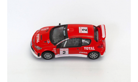 Peugeot 206 WRC 2003 Rally Monte-Carlo No. 2, масштабная модель, 1:72, 1/72, Bauer/Cararama/Hongwell