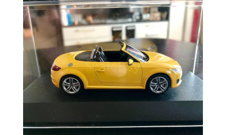 Audi TT Roadster (yellow) Kyosho, масштабная модель, 1:43, 1/43