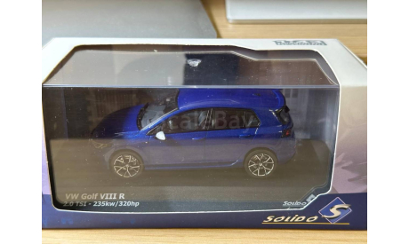 VW Golf VIII R. Solido, масштабная модель, scale43, Volkswagen