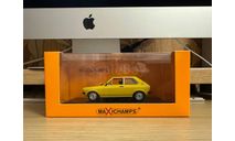 Audi 50 1975г Yellow. Maxichamps, масштабная модель, Minichamps, scale43