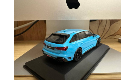 Audi Avant RS6-R ABT  (Miami blue). SOLIDO, масштабная модель, scale43