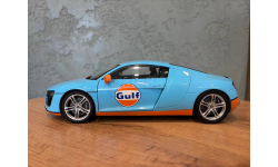 Audi R8 4.2FSI V8 “Gulf”. Kyosho 1/18