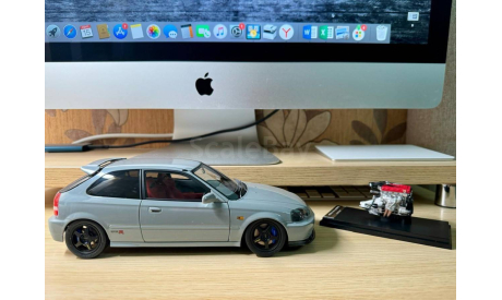 Honda Civik Type R. Motorhelix 1/18, масштабная модель, scale18