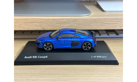 Audi R8 Coupe 2019  (ARA BLUE). JADI, масштабная модель, scale43