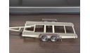 Volkswagen LT35 VAN + trailer team audi sport, масштабная модель, OTTO Mobile, scale18