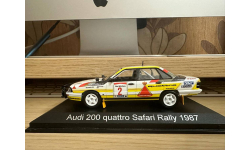 Audi 200 C3 quattro Safari Rally Kenya #2 1987. NOREV