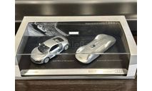 Audi 100 Jahre Box - Audi R8 und Auto Union Avus Stromlinie. Schuco/Brumm, масштабная модель, scale43