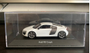 Audi R8 V10 Coupe ibis white 2012 г. Schuco, масштабная модель, 1:43, 1/43