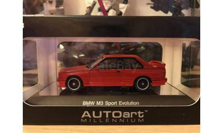 BMW M3 SPORT EVOLUTION ’CECOTTO’ EDITION 1989 - RED. AUTOART, масштабная модель, 1:43, 1/43