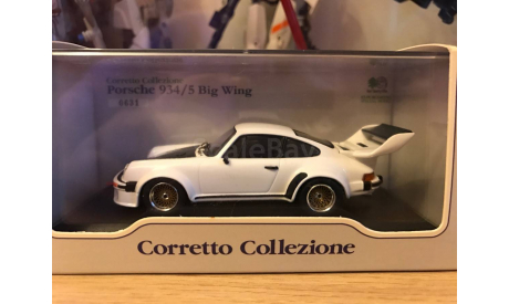 Porsche 934/5 Big Wing White&Carbon. Kyosho, масштабная модель, 1:43, 1/43