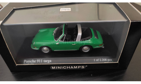 Porsche 911 targa 1967 Minichamps, масштабная модель, scale43