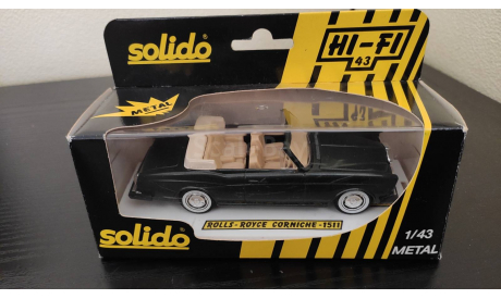 Rolls-Royce Corniche - 1511 Solido  made in france, масштабная модель, scale43