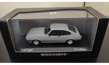 Ford Capri III 1982 Minichamps, масштабная модель, 1:43, 1/43