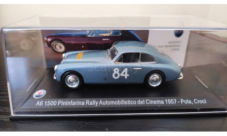 Maserati A6 1500 Pininfarina Rally Leo models, масштабная модель, scale43