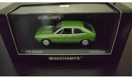 VW Scirocco 1974 Minichamps, масштабная модель, Volkswagen, scale43