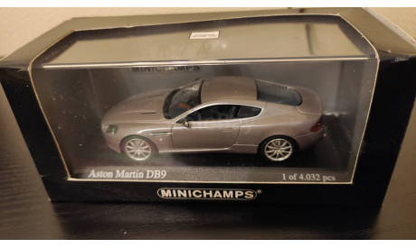 Aston Martin DB9 2003 Minichamps, масштабная модель, scale43