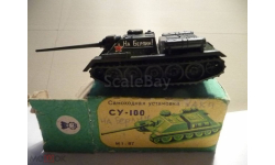 СУ-100 на базе танка Т-34 фирма ’Мир’ Минск 1/87