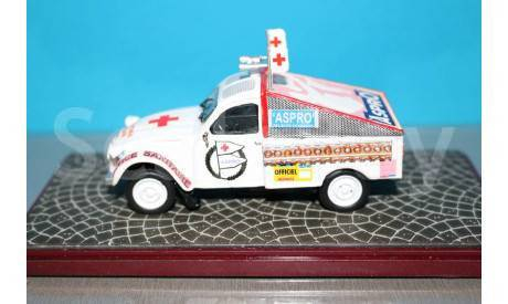 1/43 Citroen 2 CV ambulance ’ASPRO’ (конверсия), масштабная модель, IXO, scale43, Citroën