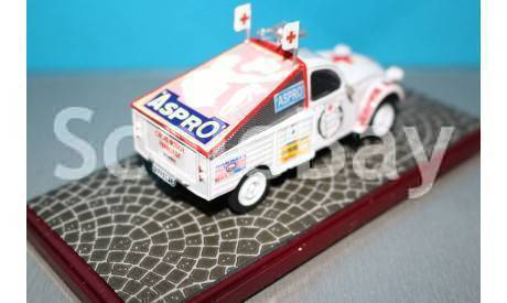 IXO 1/43 - Citroen 2 CV ambulance ’ASPRO’ (конверсия), масштабная модель, scale43, Citroën
