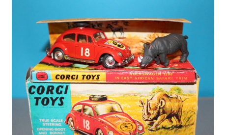 Corgi Toys #256 - VW 1200 East African Safari Car 1965г. выпуска, масштабная модель, 1:43, 1/43