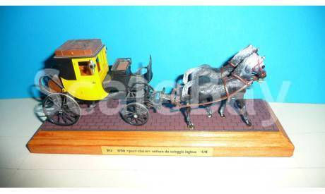 Brumm - Карета о16 post-chase 1790, масштабная модель, scale43