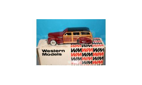 Western Models (WMS 96 - 1/43) - 1941 Buick Factory Estate Wagon, масштабная модель, scale43