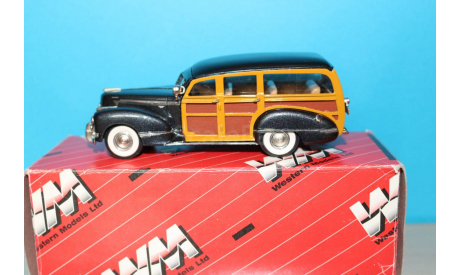 Western Models (WMS 99 - 1/43) - 1942 Hudson Estate Wagon (woody), масштабная модель, scale43