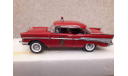 1957 Chevrolet Bel Air Sport Coupe- Fire Chief, масштабная модель, Franklin Mint, scale43