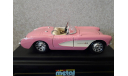 chevrolet corvette 1957 pink, масштабная модель, BBurago, scale24