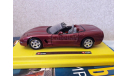 chevrolet corvette convertible 1997, масштабная модель, BBurago, scale24