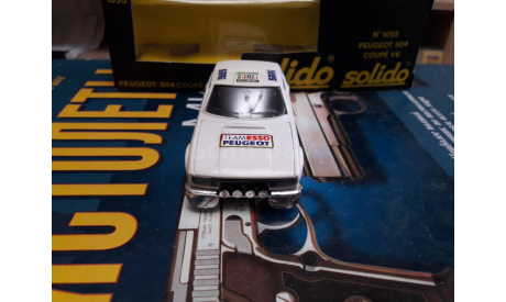 Solido peugeot 504 coupe v6, масштабная модель, scale43