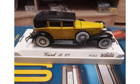 Solido Cord l29 yellow, масштабная модель, scale43