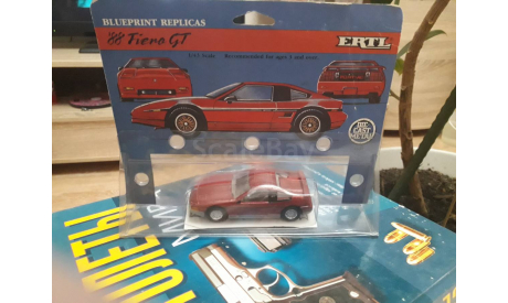 Pontiac Fiero GT 1988, масштабная модель, ERTL (Auto World), scale43