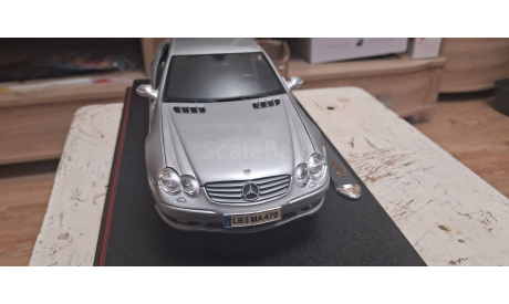 Maisto 1/18 Mercedes Benz Sl55 AMG V8 2001-2002, масштабная модель, scale18, Mercedes-Benz