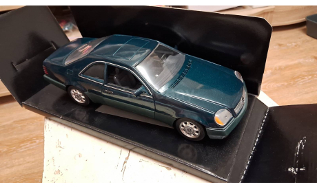 Solido 1/18 Mercedes Benz S 600 Coupe V12 1996, масштабная модель, scale18, Mercedes-Benz